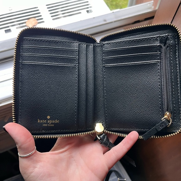Black Nylon Kate Spade Wallet - Picture 3 of 4